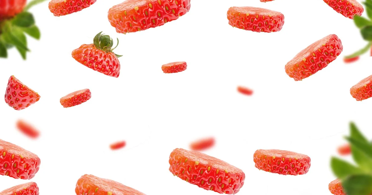 Erdbeeren schneiden